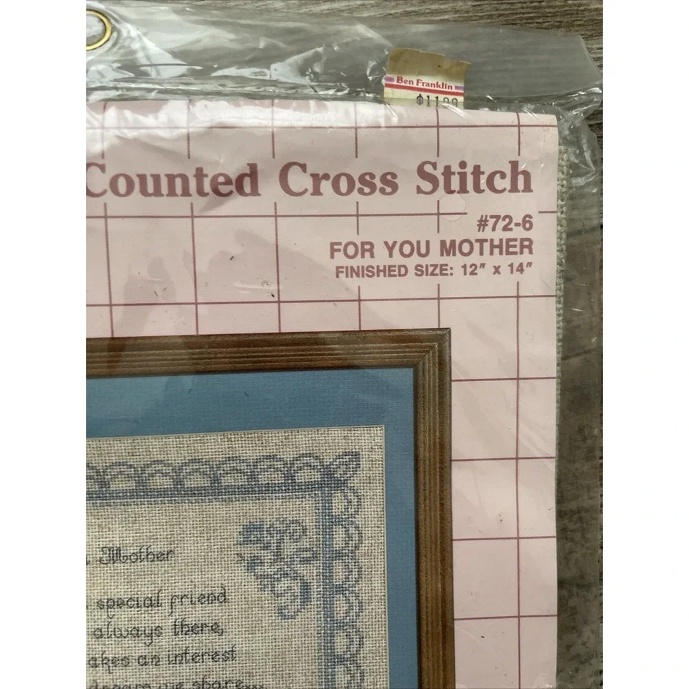 Gloria And Pat Brand Cross Stich Kit New‎ Ols Stock Unopened 72-6 For You Mother